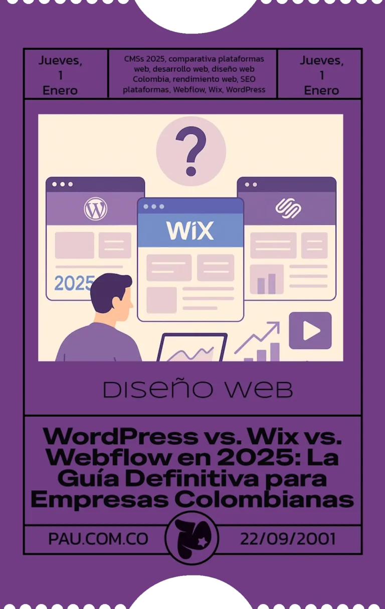 Guía WordPress Wix Webflow 2025