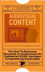 Por Qué Tu Empresa Necesita un Audiovisual