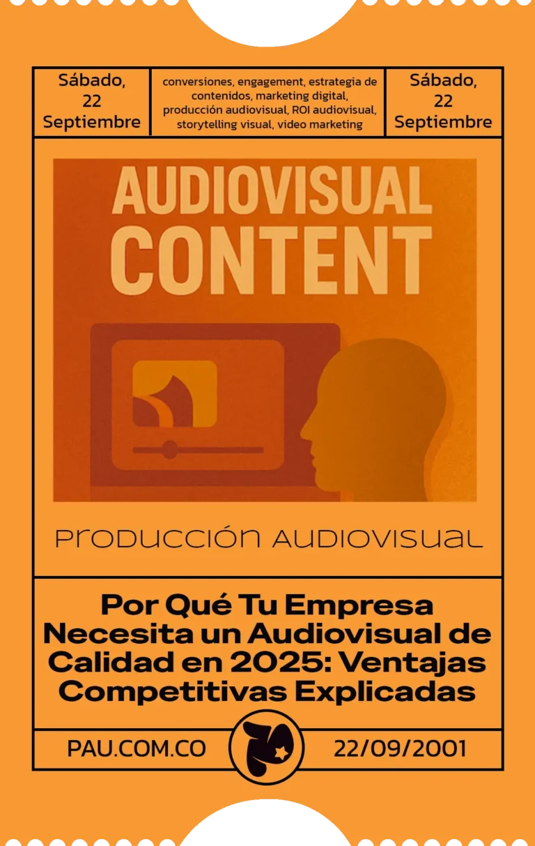 Por Qué Tu Empresa Necesita un Audiovisual
