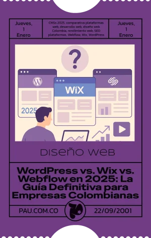 Guía WordPress Wix Webflow 2025